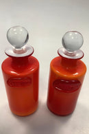 Holmegaard Palet / Carnaby Olie / Eddike Sæt i rød