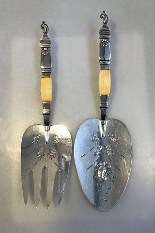 Georg Jensen Sølv Fiske Serveringssæt (1927)