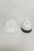 Royal Copenhagen Magnolia, Black Coffee Cup and Saucer 072/073