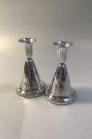 Norge? Delvist Kegleformede Sølv lysestager