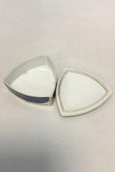 Porcelaine de Paris, France. Triangular Bonbonniere, marked Tony Limoges