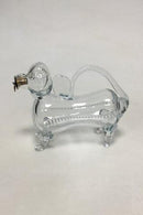 Antageligt Holmegaard Snapsehund i klart glas