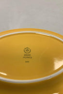 Royal Copenhagen Ursula oval Tallerken i Gul No 085
