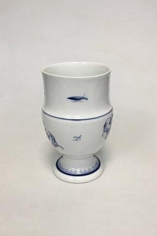 Bing & Grøndahl Jubilæumsstel / Blå Nellike Vase