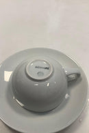 Royal Copenhagen Fayence Blauer Rand Kaffeetasse und Untertasse