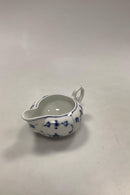 Bing和Grondahl蓝色彩绘凹槽平底锅/蓝色凹槽奶油壶