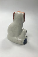 Stafforshire(?) Fajance Figur. To hunde