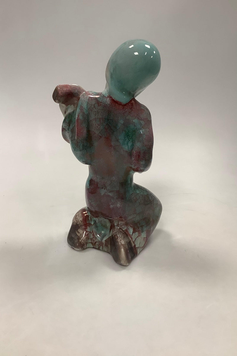 Michael Andersen Keramik Figur Citar Spiller No. 3985