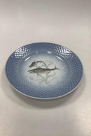 Bing and Grondahl Blue Tone Fish Plate Motif 10 Mackerel No. 716