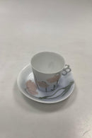 Royal Copenhagen Art Nouveau Cup with Poppy No 68/37B