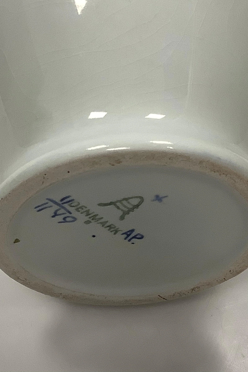 Royal Copenhagen / Aluminia Tranquebar, Blå Fajance Kande No 1149