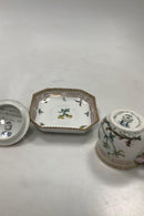 Royal Copenhagen Privat gemalt Flora Danica Creme Tasse Nr. 3514