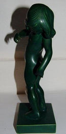 Jadegrøn pige 888 Venus Kalipygos Design Kai Nielsen 21 cm