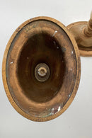 Par lysestager i messing Danmark c. 1950