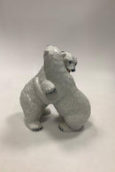 Royal Copenhagen Motherly love Figur Isbjørne Leger No 352