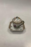 Royal Copenhagen Privat gemalt Flora Danica Creme Tasse Nr. 3514