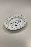 Royal Copenhagen Blaue kannelierte Schale Nr. 95