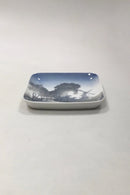 Bing & Grøndahl Platte med motiv med mølle No 586/455