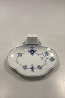 Royal Copenhagen Musselmalet Riflet Skål med Tændstikholder No 2197