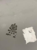 Bing and Grondahl Saxon Flower, White Triangular Dish No 40