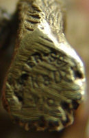 Bronze Figur af to hunde der slås