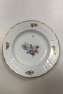 Royal Copenhagen Saxon Flower Light Deep Plate No 493/1620