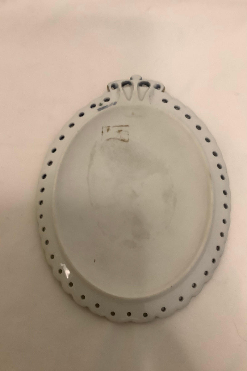 Royal Copenhagen Mindeplatte fra 1898 RC-CM017A med guld