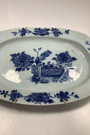 Große ovale chinesische Schale Qianlong 1735-1795