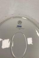 Royal Copenhagen Fuld Saksisk Blomst Privatmalet Ovalt Fad med Vindruer