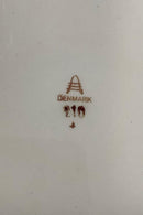 Aluminia Stort Rundt Fad med strand og blomster motiv