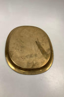 Georg Jensen Super Ellipse Tablett aus Messing von Piet Hein 32,1 cm x 24,6 cm
