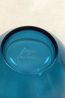 Orrefors Fuga Rund Glas Skål i blå Sverige