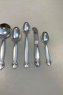 Georg Jensen Sterling Silber Kiefer Besteck Set für 12 Personen 95p