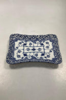 Royal Copenhagen Blue Fluted Full Lace Rectangular Tray No 1122