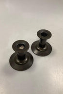 Par Bronze Lysestager fra Tumulus Dania Danmark