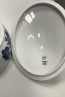Royal Copenhagen Blaue Blume Geschweißte Ovale Schale mit Deckel Nr. 1702