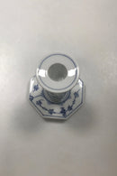 Royal Copenhagen Blauer kannelierter Kerzenleuchter Nr. 3303