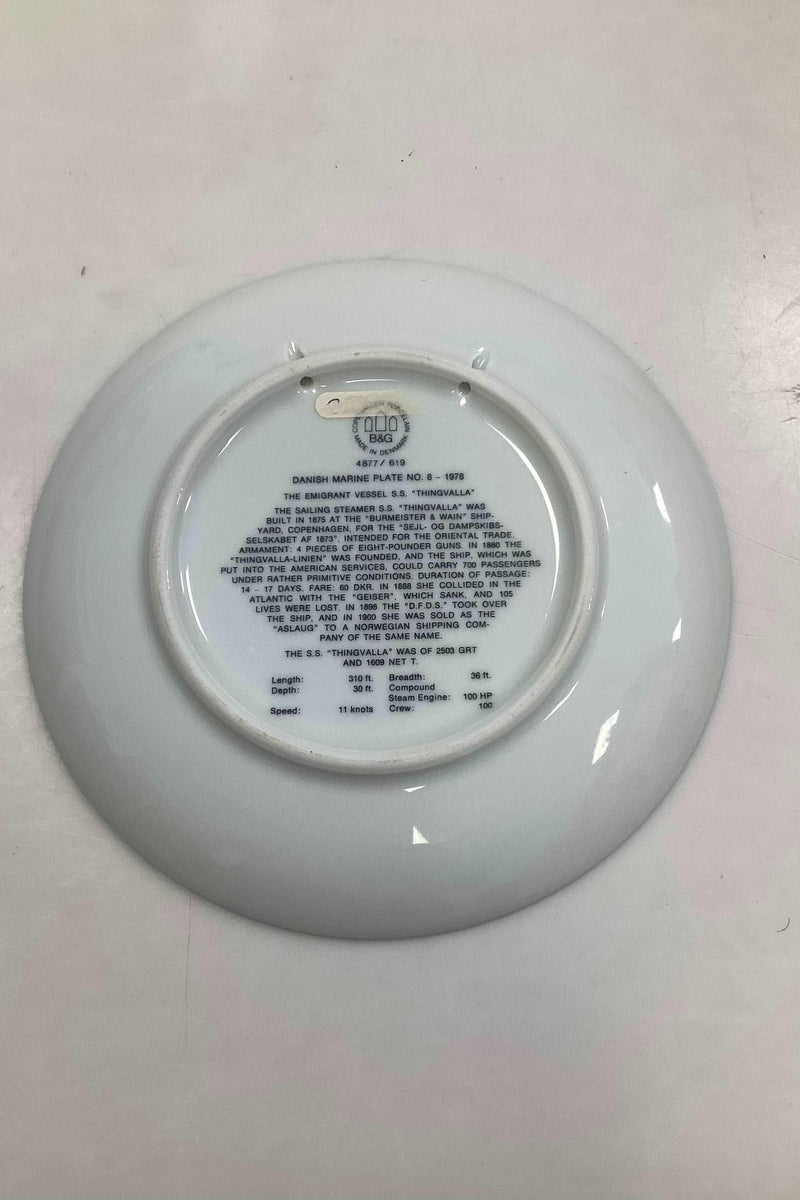 Bing og Grøndahl Skibsplatte fra 1976
