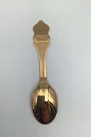 A. Michelsen Juletheske 1982 I forgyldt Sterling Sølv med emalje