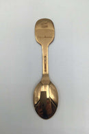 A. Michelsen Juletheske 1987 Forgyldt Sterling Sølv med emalje