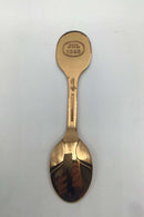 A. Michelsen Juletheske 1985 Forgyldt Sterling Sølv med emalje