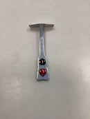 Anton Michelsen Babyskraber i Sterling Sølv med Mariehøns i emalje