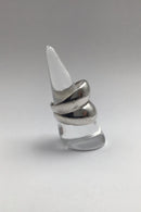 Georg Jensen Sterling Sølv Ring No. 501 Curve