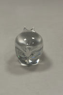 Holmegaard Glas Figur af Flodhest