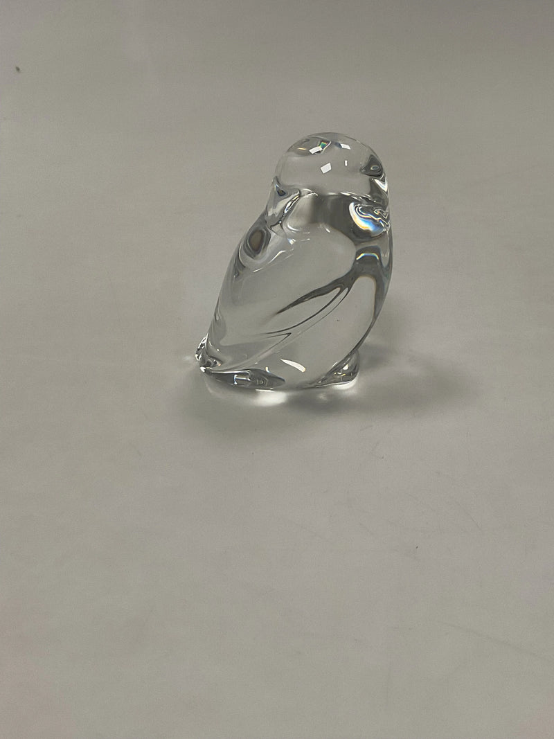 Hadeland Glasværk Norge Glas Figur af Ugle  Måler 8cm / 3.35 inch