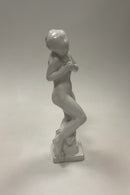 Kai Nielsen Figur af Eva med Æblet i glaseret Terracotta