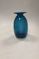 Holmegaard Capri vase in blue glass