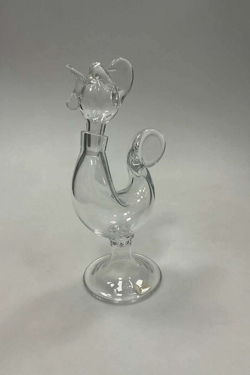 Holmegaard Glas Karaffel formet som Hane