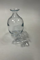 Holmegaard Karaffel i klart glas Dobbelt 2 i 1