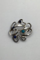 John V Rørvig Sterling Sølv Broche